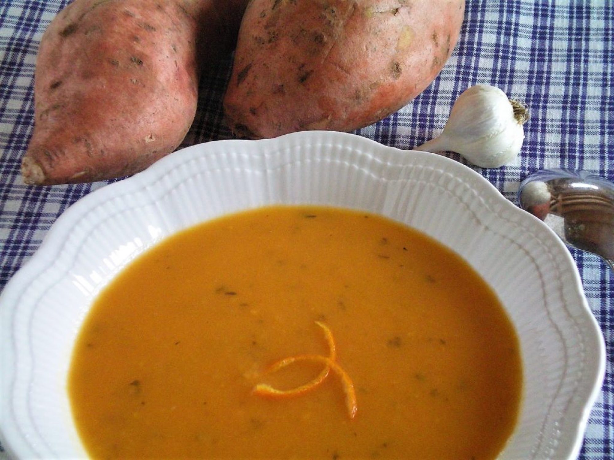 Potage à la patate douce