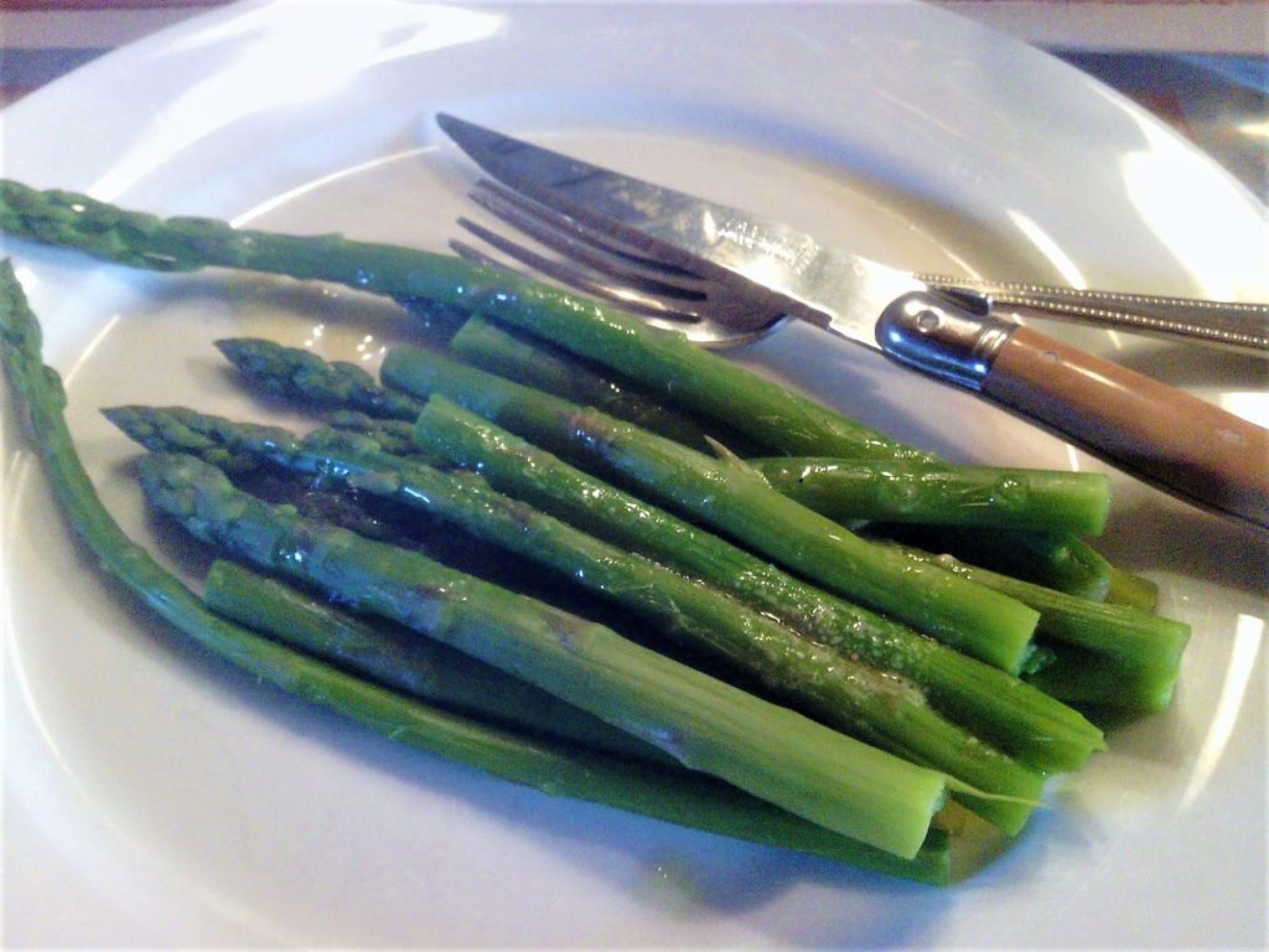Asparagus vinaigrette