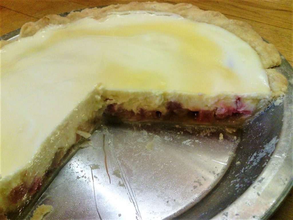 Rhubarb Cheese Pie