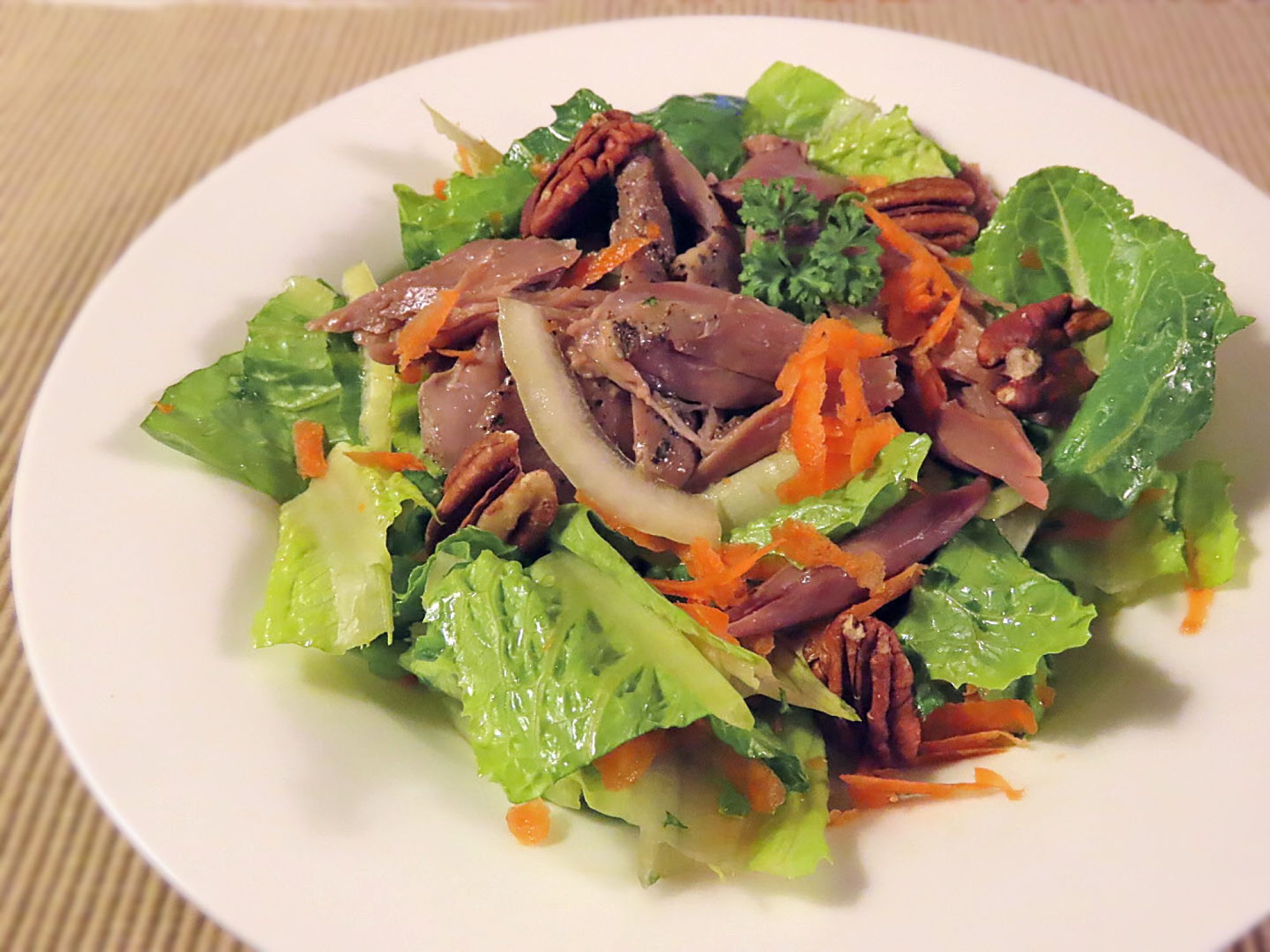 Salade de confit de canard