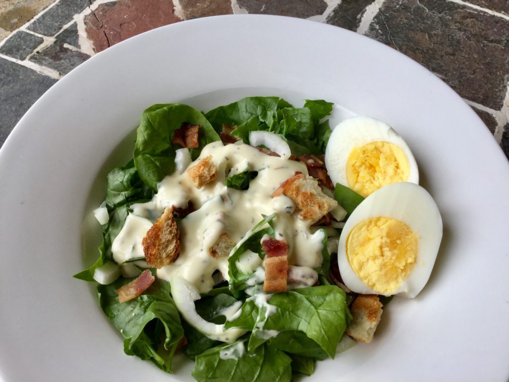 Spinach and Bacon Salad
