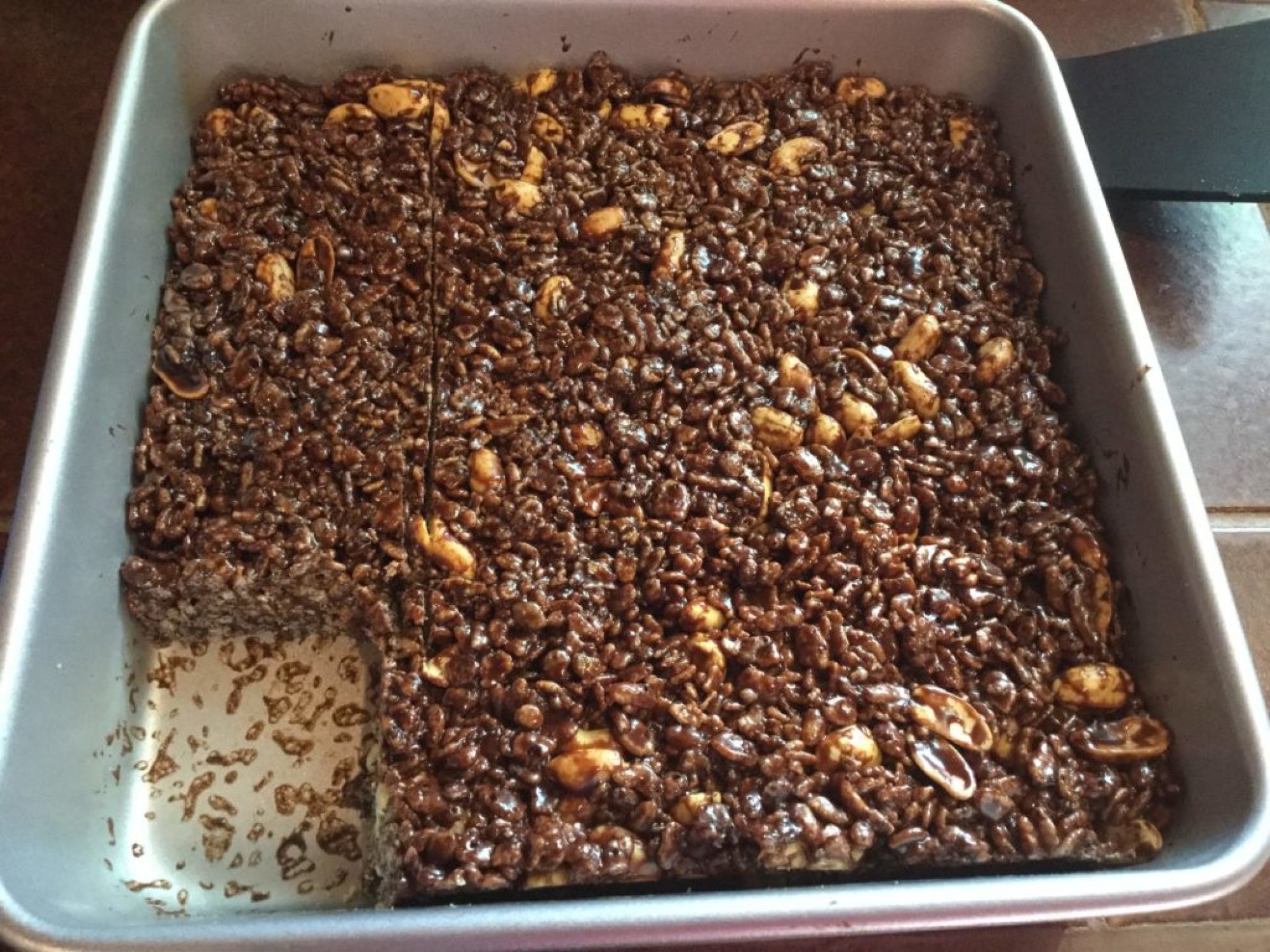 Chocolate Rice Krispies Squares