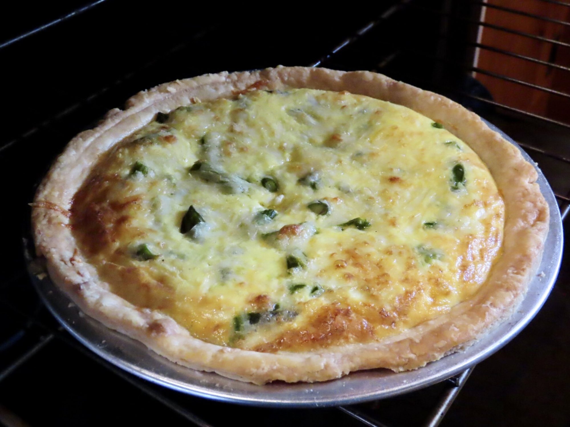 Ham and Asparagus Quiche