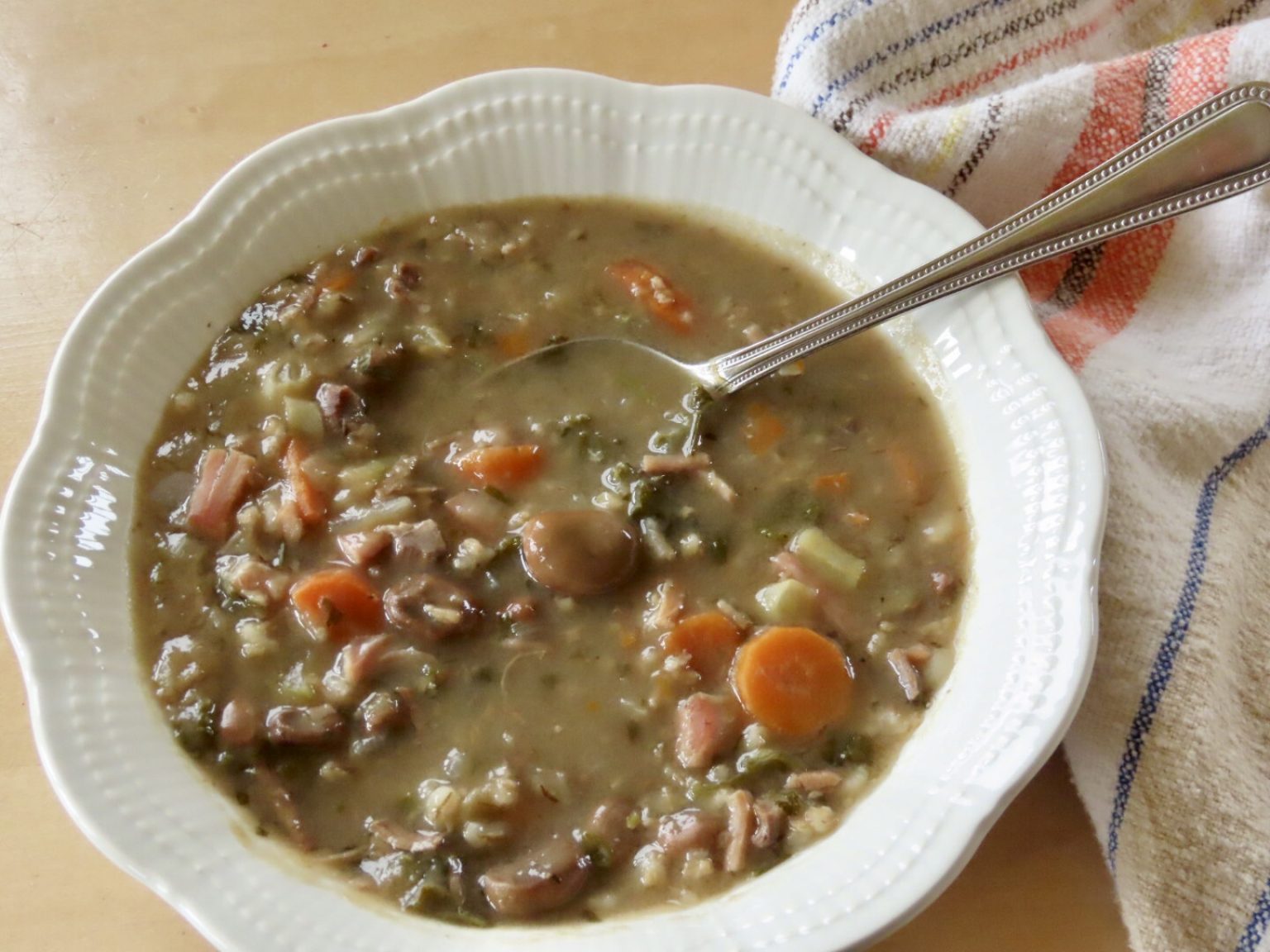 Soupe aux gourganes