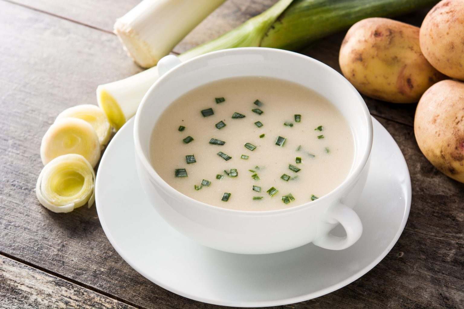 Crème de poireaux dans l'Instant Pot