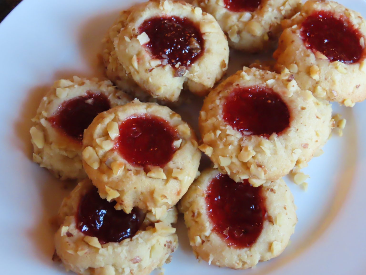 Biscuits empreinte de pouce