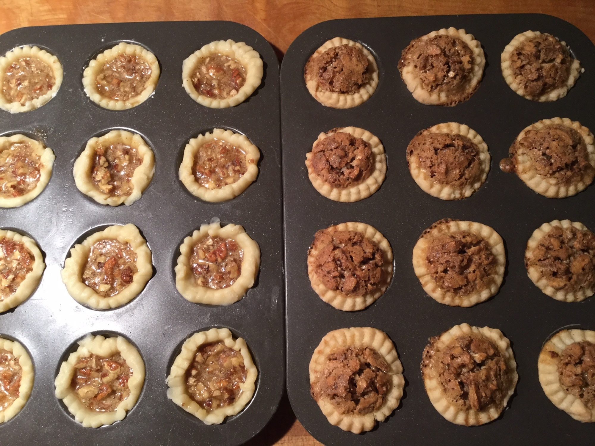 Tartelettes Miniatures aux noix